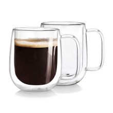 Supply Double Layer Glass Cup, High Borosilicate Simple Glass Coffee Cup Double Layer